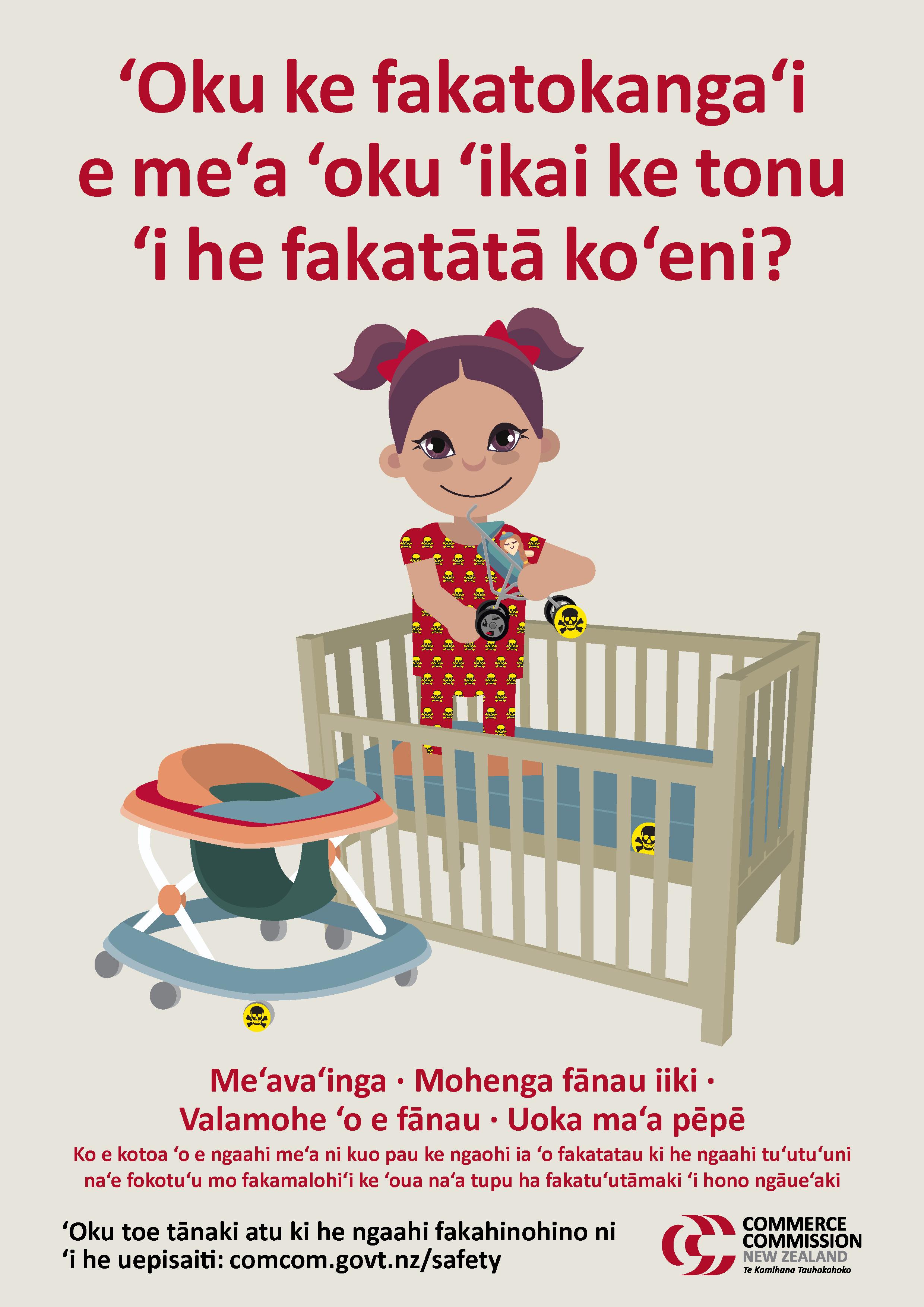 Product safety poster (Tongan)