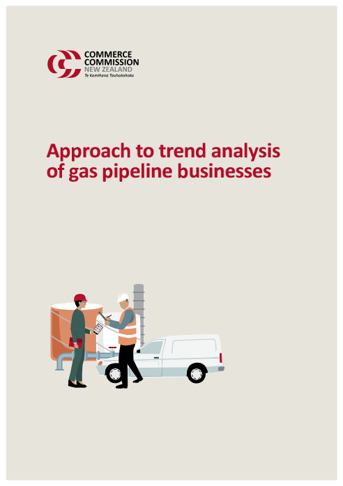 Approach to trend analysis of gas pipeline businesses